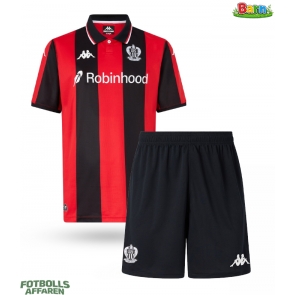 OGC Nice Hemmaställ Barn 2025-26 Kortärmad (+ Korta byxor)